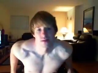 masturbation Dishy homosexual is having fun in a small room and shooting himself on webcam gay